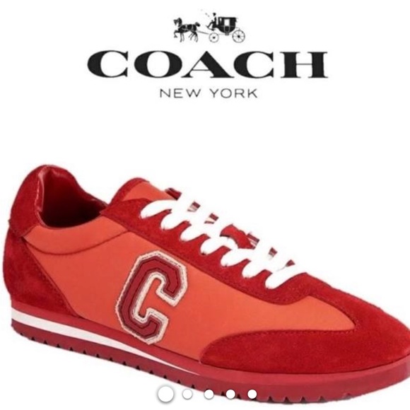 red coach shoes sale